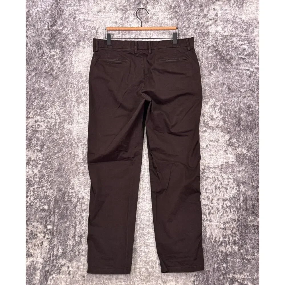 Orlebar Brown  Men's Classic Straight-Leg Pants in Dark Brown